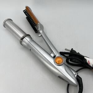 InStyler Rotating Hot Iron Hair Straightener Curler IS1001 Orange Tested